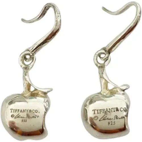 Pre-owned Jewellery, female, , Size: ONE SIZE Pre-owned Silver earrings - Tiffany & Co. Pre-owned - Modalova