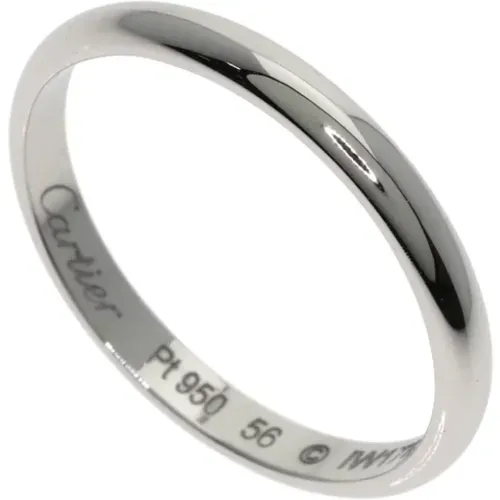 Pre-owned Jewellery, female, , Size: ONE SIZE Pre-owned Platinum rings - Cartier Vintage - Modalova