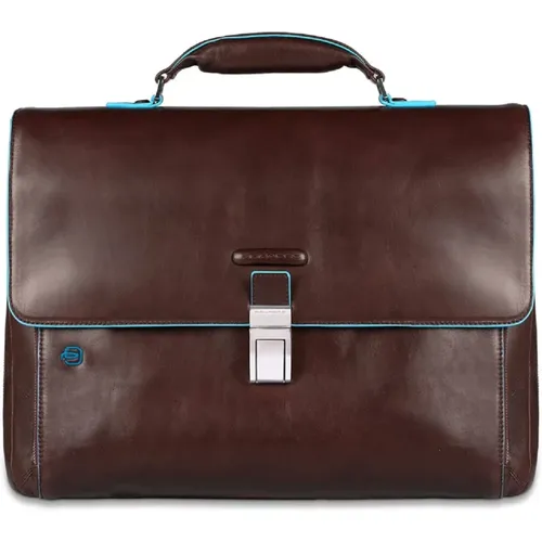 Laptop Bags & Cases, unisex, , Size: ONE SIZE Dark Expandable Briefcase - Piquadro - Modalova