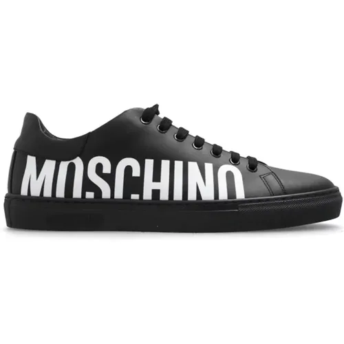 Sneakers with logo , male, Sizes: 6 UK - Moschino - Modalova