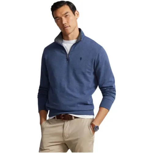 Herren Halb-Zip Pullover , Herren, Größe: XL - Polo Ralph Lauren - Modalova