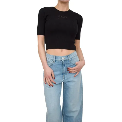 Round-neck Knitwear, female, , Size: S Sweater - pinko - Modalova