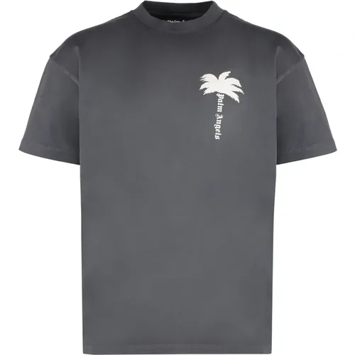 T-Shirts, male, , Size: XS Crew-neck T-shirt - Palm Angels - Modalova