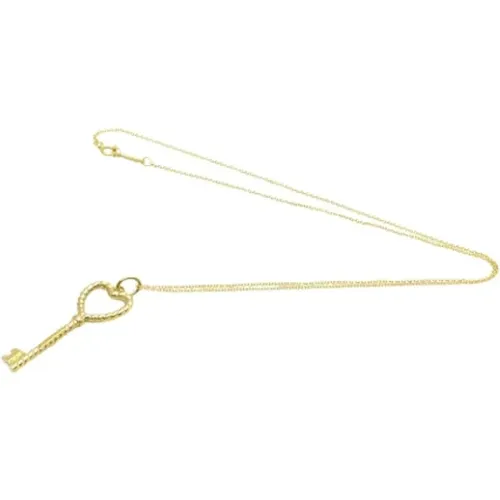 Pre-owned Jewellery, female, , Size: ONE SIZE Pre-owned Gold necklaces - Tiffany & Co. Pre-owned - Modalova