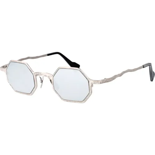 Stylish Sunglasses Maske Z19 , male, Sizes: 43 MM - Kuboraum - Modalova