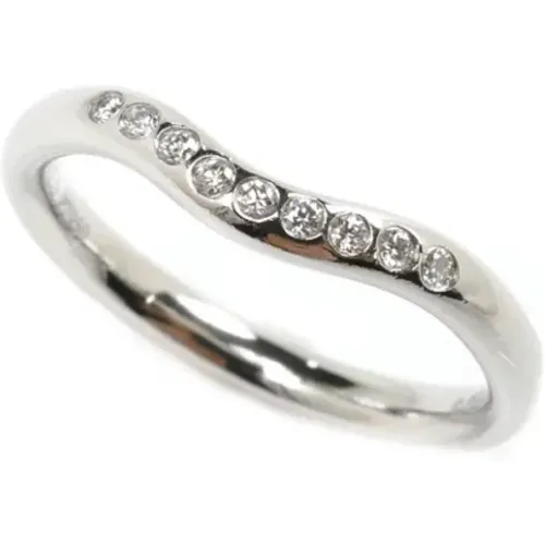 Pre-owned Jewellery, female, , Size: ONE SIZE Pre-owned Silver rings - Tiffany & Co. Pre-owned - Modalova