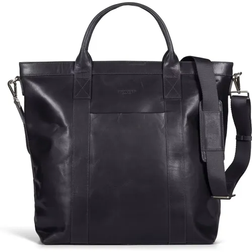 Tote Bags, male, , Size: ONE SIZE Leather Men's Tote Bag - Howard London - Modalova
