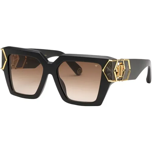 Square Sunglasses for Women , female, Sizes: 55 MM - Philipp Plein - Modalova
