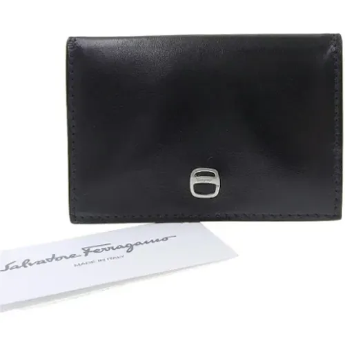 Pre-owned Wallets, female, , Size: ONE SIZE Pre-owned Leather wallets - Salvatore Ferragamo Pre-owned - Modalova