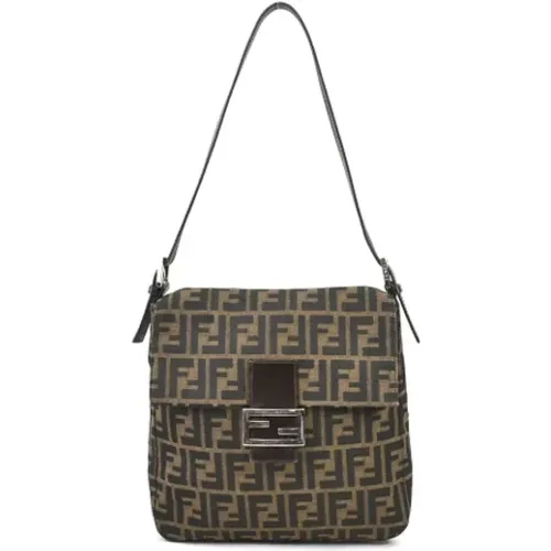 Pre-owned Shoulder Bags, female, , Size: ONE SIZE Pre-owned Canvas fendi-bags - Fendi Vintage - Modalova