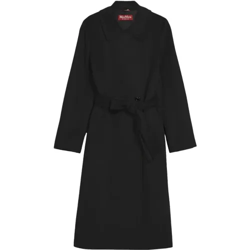 Wool Coat , female, Sizes: S, 3XS, 2XS, M, XS - Max Mara Studio - Modalova