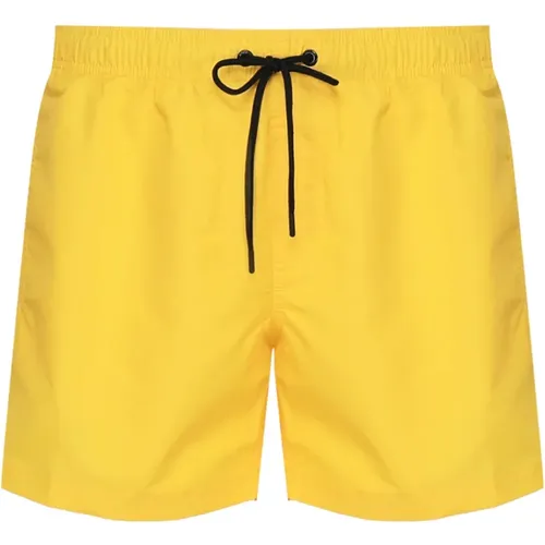 Sommer Gelbe Strand Shorts Kostüm , Herren, Größe: M - Sundek - Modalova