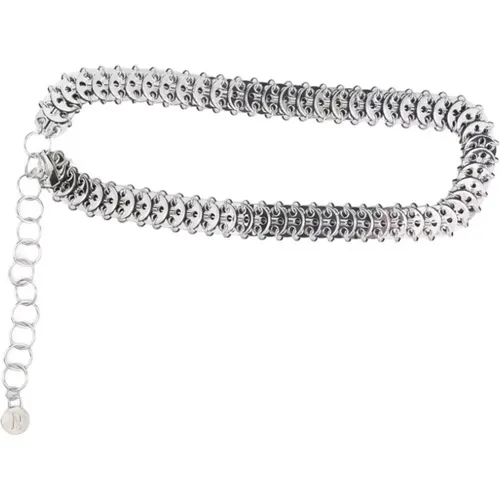 Belts, female, , Size: ONE SIZE Chic Argento Accessories Belt - Rabanne - Modalova