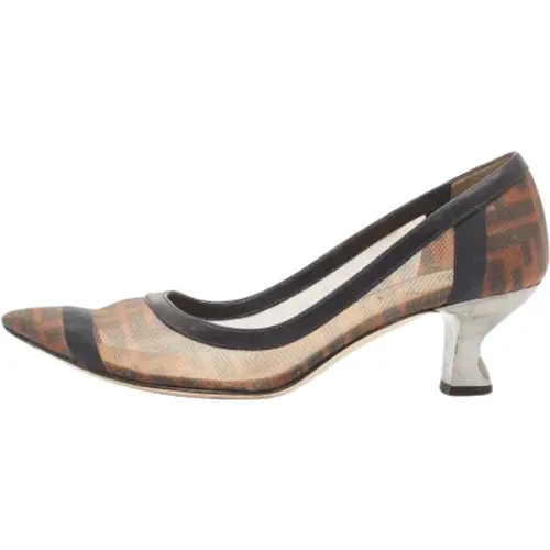 Pre-owned Pumps, female, , Size: 8 1/2 US Pre-owned Leather heels - Fendi Vintage - Modalova