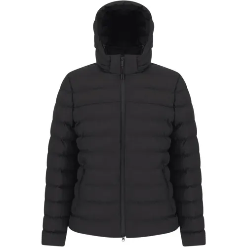 Herren Daunenjacke,Stilvolle Hallson Kapuzenjacke - Geox - Modalova