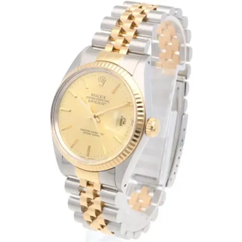 Pre-owned Yellow Gold watches , male, Sizes: ONE SIZE - Rolex Vintage - Modalova