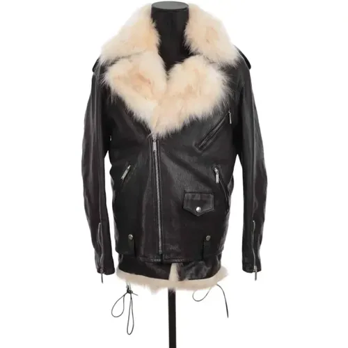 Pre-owned Leather outerwear , female, Sizes: XS - Yves Saint Laurent Vintage - Modalova
