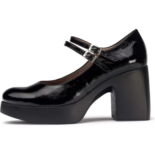 Mary Janes Lady Schwarz, Farbe: Schwarz , Damen, Größe: 41 EU - Wonders - Modalova