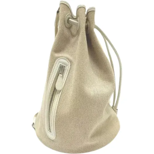 Pre-owned Bucket Bags, female, , Size: ONE SIZE Pre-owned Fabric shoulder-bags - Hermès Vintage - Modalova