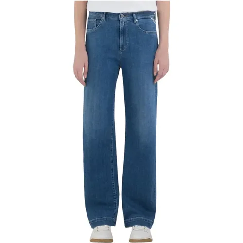 Dunkelblaue Denim Jeans Replay - Replay - Modalova