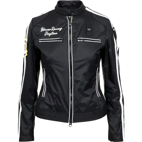 Light Jackets, female, , Size: S Rider-themed Technical Jacket - Blauer - Modalova