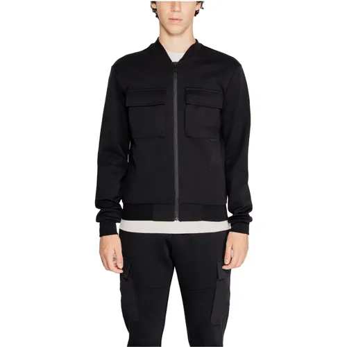 Zip-throughs, male, , Size: XL Cotton Sweatshirt Autumn/Winter Collection - Antony Morato - Modalova