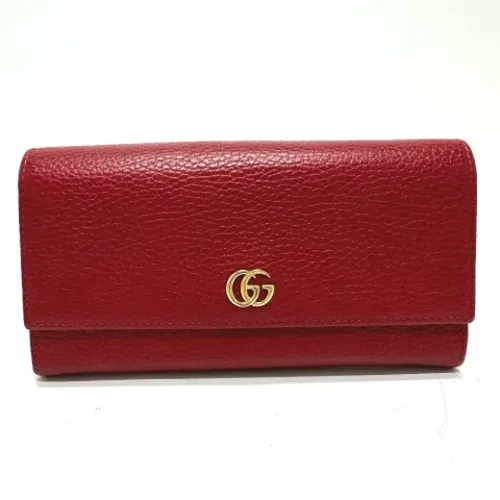 Pre-owned Wallets, female, , Size: ONE SIZE Pre-owned Leather wallets - Gucci Vintage - Modalova