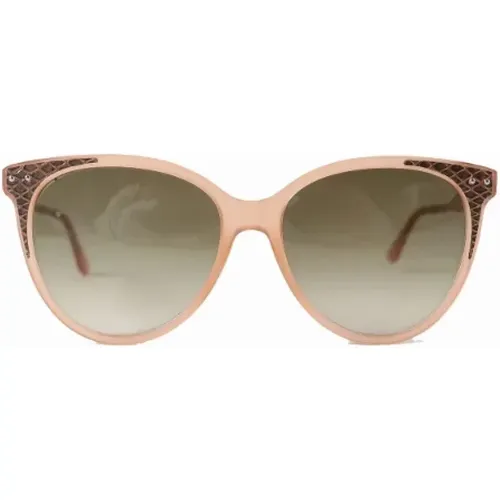 Pre-owned Accessories, female, , Size: ONE SIZE Pre-owned Leather sunglasses - Bottega Veneta Vintage - Modalova