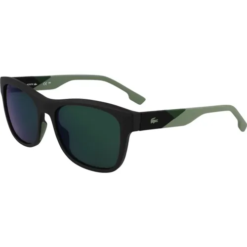 Stilvolle Sonnenbrille in Schwarz , Herren, Größe: 56 MM - Lacoste - Modalova