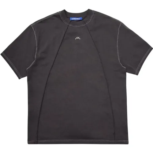 Schwarzes Millbank T-Shirt - A-COLD-WALL - Modalova