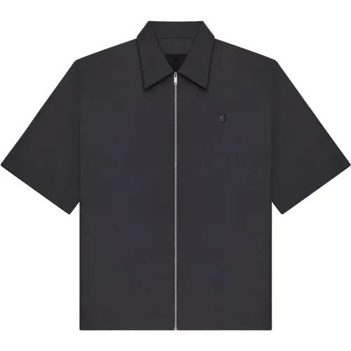 Shirts with 4G Metal Piece , male, Sizes: XL, L - Givenchy - Modalova