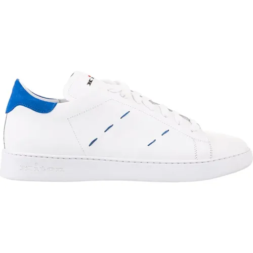 Low Top Sneakers with White Leather , male, Sizes: 8 UK, 8 1/2 UK, 9 1/2 UK, 7 1/2 UK, 10 UK, 11 UK, 10 1/2 UK, 9 UK - Kiton - Modalova