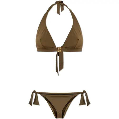 Bikinis, female, , Size: M Two-piece swimsuit - Balmain - Modalova