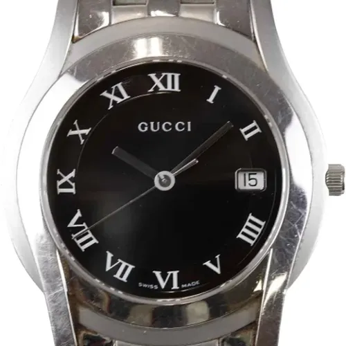 Pre-owned Watches, female, , Size: ONE SIZE Pre-owned Stainless Steel watches - Gucci Vintage - Modalova