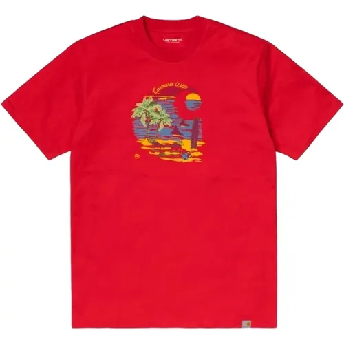 T-Shirt , Herren, Größe: M - Carhartt WIP - Modalova