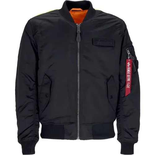 Reversible Bomber Jacket Fighter Squadron , Herren, Größe: L - alpha industries - Modalova