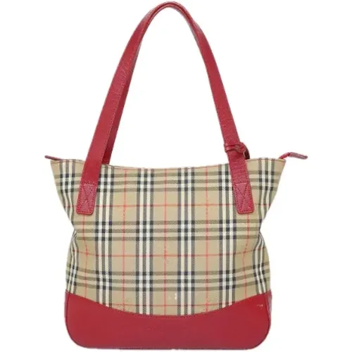 Pre-owned Tote Bags, female, , Size: ONE SIZE Pre-owned Canvas totes - Burberry Vintage - Modalova