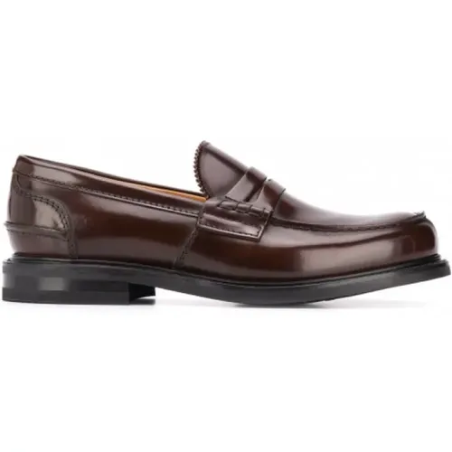 Loafers, male, , Size: 10 1/2 US Classic Leather Bookbinder - Church's - Modalova