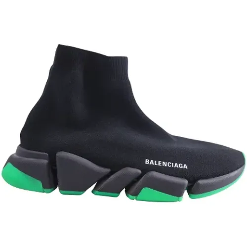 Pre-owned Polyester sneakers , male, Sizes: 9 UK - Balenciaga Vintage - Modalova