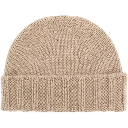 Cashmere Cable Knit Beanie , male, Sizes: 46 CM - Drumohr - Modalova