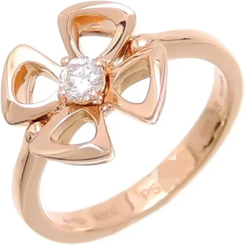 Pre-owned Jewellery, female, , Size: ONE SIZE Pre-owned Rose Gold rings - Bvlgari Vintage - Modalova