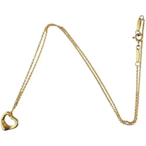 Pre-owned Jewellery, female, , Size: ONE SIZE Pre-owned Gold necklaces - Tiffany & Co. Pre-owned - Modalova