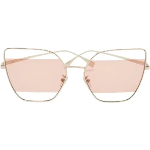 Pre-owned Accessories, female, , Size: ONE SIZE Pre-owned Metal sunglasses - Fendi Vintage - Modalova