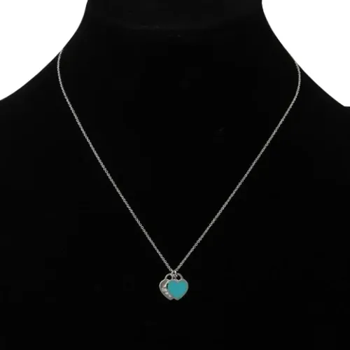 Pre-owned Silver necklaces , female, Sizes: ONE SIZE - Tiffany & Co. Pre-owned - Modalova