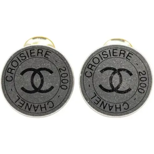 Pre-owned Jewellery, female, , Size: ONE SIZE Pre-owned Metal earrings - Chanel Vintage - Modalova