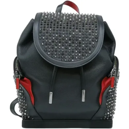 Pre-owned Backpacks, male, , Size: ONE SIZE Pre-owned Leather backpacks - Christian Louboutin Pre-owned - Modalova