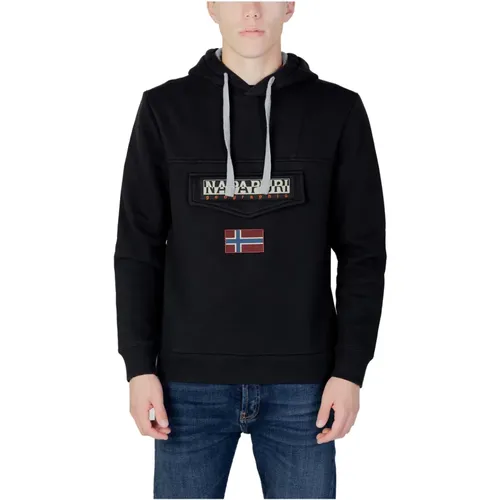 Herren Kapuzenpullover - Herbst/Winter Kollektion , Herren, Größe: 2XS - Napapijri - Modalova