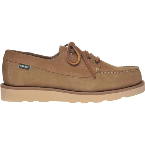 Flat Suede Shoes , male, Sizes: 9 UK, 8 UK, 7 UK, 11 UK - Sebago - Modalova