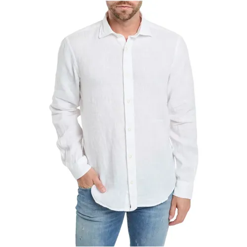 Linen Riviera Shirt , male, Sizes: XL, L - Roy Roger's - Modalova