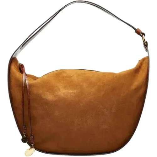 Pre-owned Suede shoulder-bags , female, Sizes: ONE SIZE - Stella McCartney Pre-owned - Modalova